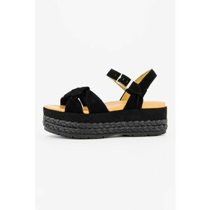 Espadrile flatform de piele intoarsa imagine