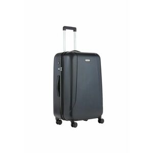 Troler Mare - Policarbonat/ABS - 4 Roti Duble - OKOBAN - cifru TSA - SKYHOPPER - 78.5 cm - Negru imagine