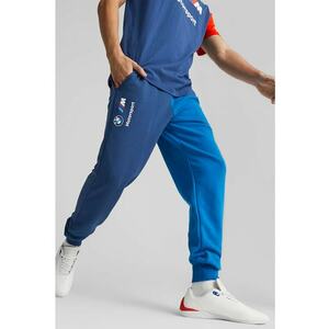 Pantaloni de trening cu model colorblock BMW MMS imagine