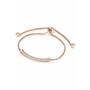 Bratara ajustabila placata cu aur rose de 14K 32013 imagine