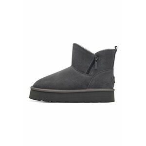 Ghete flatform de piele intoarsa imagine