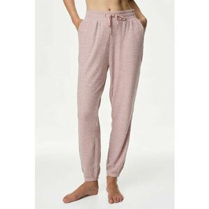 Pantaloni de pijama texturati cu snur imagine