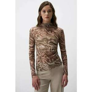 Bluza de plasa cu model animal print imagine