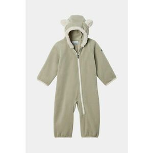 Salopeta din material fleece cu garnituri din blana sintetica Tiny Bear™ imagine