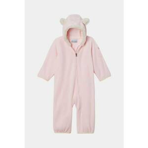 Salopeta din material fleece cu garnituri din blana sintetica Tiny Bear™ imagine