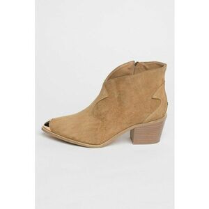 Botine cowboy de piele intoarsa Doris imagine