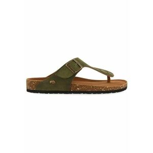 Papuci flip-flop de piele cu logo imagine