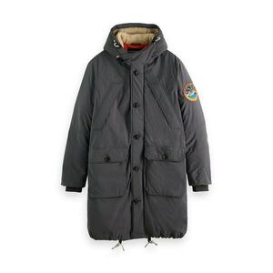 Geaca parka barbati - 300865101 - Bumbac/Poliester - Gri imagine