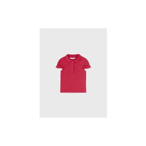 Tricou polo copii - 302038190 - Bumbac - Rosu imagine