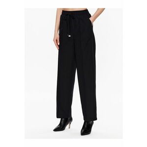 Pantaloni dama - 301810391 - Poliester - Negru imagine