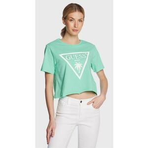 Tricou dama - 302122318 - Bumbac - Verde imagine