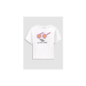 Tricou copii - 302630141 - Bumbac - Alb imagine