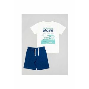 Set tricou si pantaloni scurti - 302717675 - Bumbac - Alb imagine