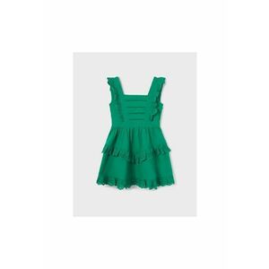 Rochie fete - 302085835 - Bumbac - Verde imagine