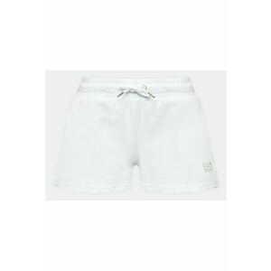 Pantaloni scurti dama - EA7 Emporio Armani - 302479078 - Bumbac - Alb imagine