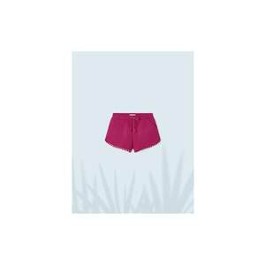 Pantaloni lungi - 302032600 - Bumbac - Claret imagine