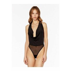 Lenjerie tip body sexy - Poliester - Negru imagine