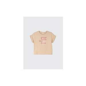 Tricou copii - 300162910 - Bumbac - Bej imagine