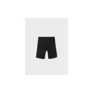 Pantaloni lungi - 302031306 - Bumbac - Negru imagine