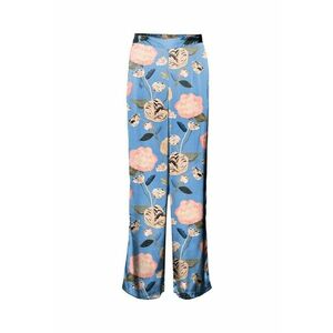 Pantaloni dama - 302056750 - Poliester - Albastru imagine