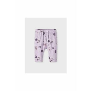 Pantaloni lungi - 300966167 - Bumbac - Violet imagine