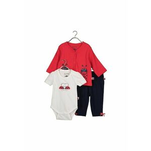 Set body - pantaloni si veste copii - 301985730 - Bumbac - Rosu imagine