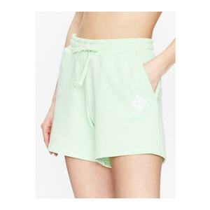 Pantaloni scurti dama - 301588283 - Bumbac/Poliester - Verde imagine