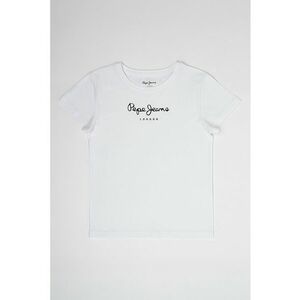 Tricou cu decolteu rotund si logo imagine