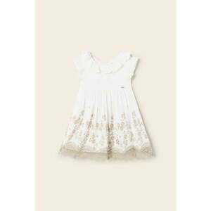 Rochie baby-doll cu broderie imagine