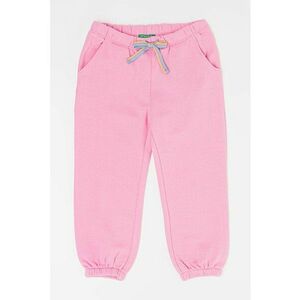 Pantaloni sport din bumbac cu snur de ajustare in talie imagine