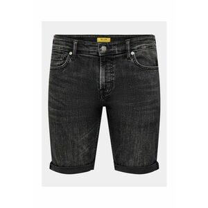 Pantaloni scurti barbati - 303460792 - Negru - Bumbac imagine