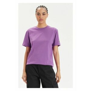 Tricou dama - 90899 - Bumbac - Violet imagine