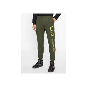 Pantaloni sport barbati - 84837 - Verde - Bumbac imagine