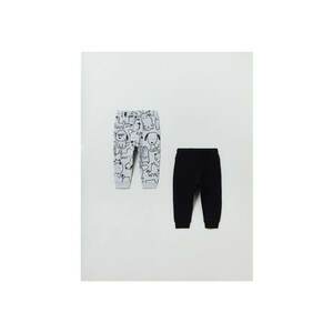 Pantaloni copii - 331832 - Gri/Negru - Bumbac imagine