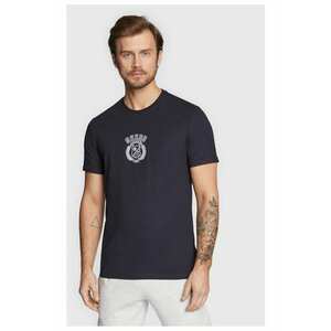 Tricou barbati - 81370 - Bleumarin - Bumbac imagine