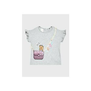 Tricou copii - 71739 - Gri - Bumbac imagine