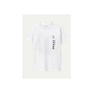 Tricou copii - 49927 - Alb - Bumbac imagine