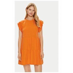 Rochie dama - 9037 - Bumbac - Portocaliu imagine