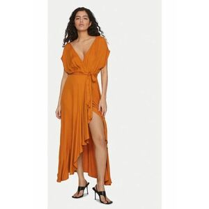 Rochie - 54485 - Viscoza - Portocaliu imagine