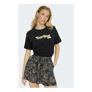 Tricou dama - 84744 - Bumbac - Negru imagine