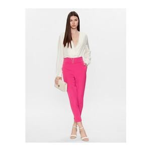 Pantaloni dama - 302745029 - Poliamida - Roz imagine