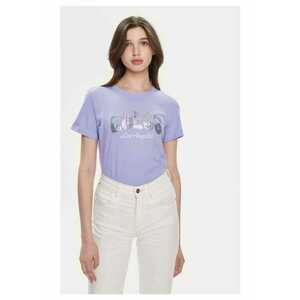 Tricou dama - 518851 - Violet - Bumbac imagine