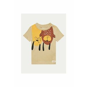 Tricou copii - 49699 - Bej - Bumbac imagine