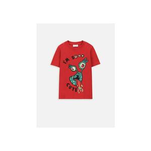 Tricou copii - 47916 - Rosu - Bumbac imagine