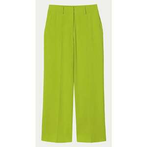 Pantaloni dama - 304149016 - Verde - Viscoza imagine