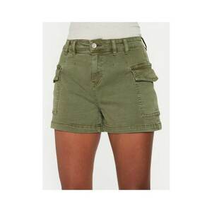 Pantaloni dama - 55710 - Bumbac - Verde imagine