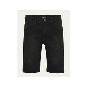 Pantaloni scurti barbati - 530426 - Negru - Bumbac imagine