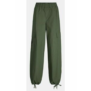 Pantaloni dama - 304014871 - Verde - Bumbac imagine