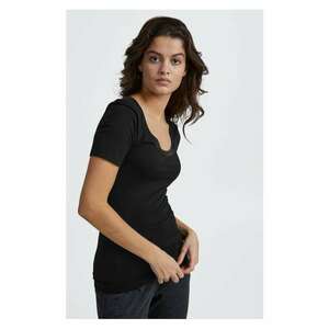 Tricou dama - 75151 - Viscoza - Negru imagine