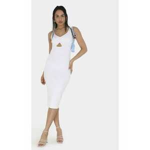 Rochie - 95294 - Bumbac - Alb imagine